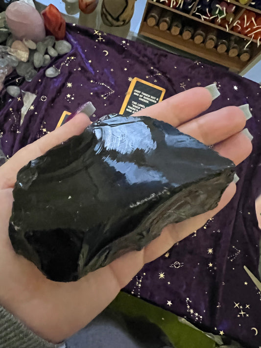 Raw Obsidian Crystal