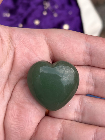 Green Aventurine Heart