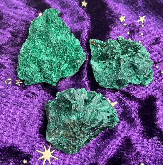 Raw Malachite Collection